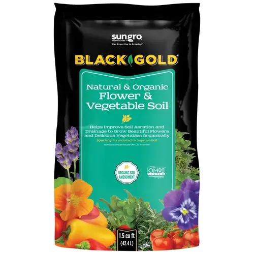 Flower and Vegetable Soil, 1.5 cu-ft Coverage Area, 1.5 cu-ft Flower and Vegetable Soil, 1.5 cu-ft Coverage Area, 1.5 cu-ft