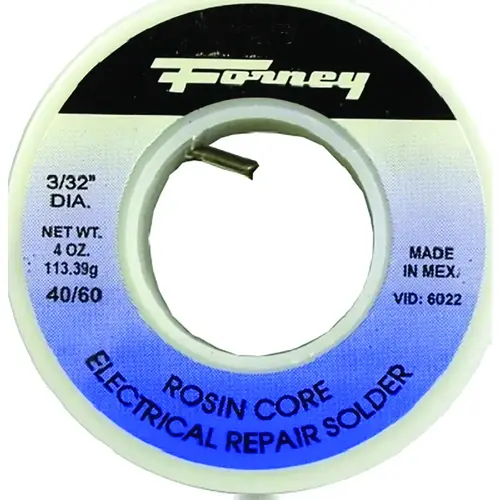 Solder, 4 oz, Solid, Silver/White, 375 deg F Melting Point Solder, 4 oz, Solid, Silver/White, 375 deg F Melting Point