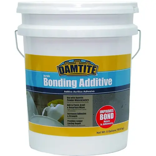 Bonding Additive, Liquid, Ammonia, White, 5 gal Pail