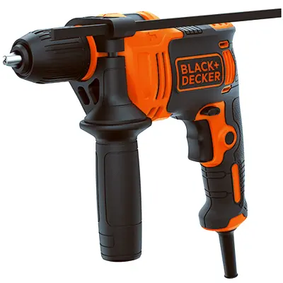 Black & Decker Black and Decker 1/2 In. Keyless 6.5-Amp VSR Electric Hammer Drill BEHD201 Black & Decker Black and Decker 1/2 In. Keyless 6.5-Amp VSR Electric Hammer Drill BEHD201