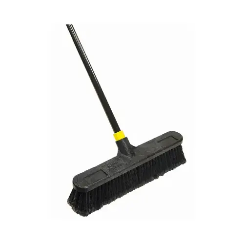 00523 Push Broom, 18 in Sweep Face, Polypropylene Bristle, Steel Handle 00523 Push Broom, 18 in Sweep Face, Polypropylene Bristle, Steel Handle