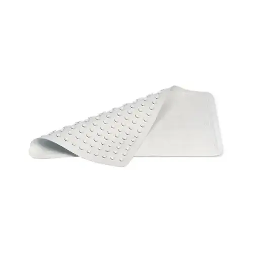 Safti-Grip Bathmat 22.5 IN White Rubber Medium
