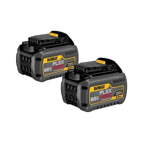 Rechargeable Battery Pack, 20/60 V Battery, 6 Ah Pair Rechargeable Battery Pack, 20/60 V Battery, 6 Ah Pair