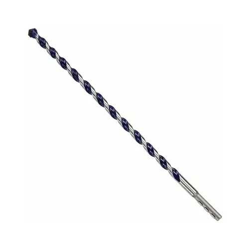 Bosch Turbo Hammer Bit Drill Bit, Milled Flute, 10 in L Flute, 5/16 in Dia Shank Painted Bosch Turbo Hammer Bit Drill Bit, Milled Flute, 10 in L Flute, 5/16 in Dia Shank Painted