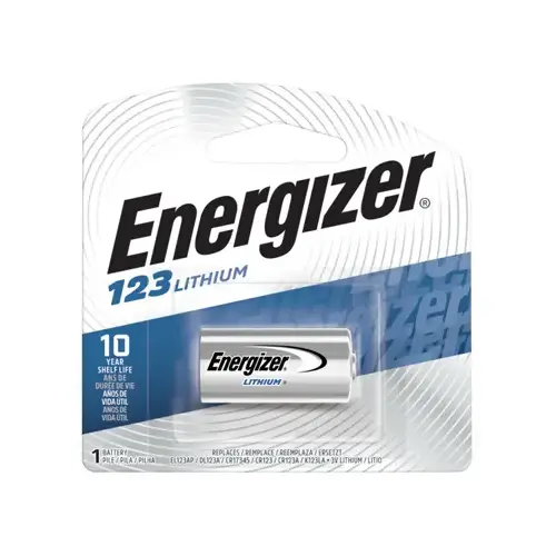 EL123AP Battery, 3 V Battery, 1500 mAh, Lithium, Manganese Dioxide - pack of 6 EL123AP Battery, 3 V Battery, 1500 mAh, Lithium, Manganese Dioxide - pack of 6