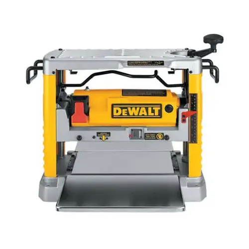 Thickness Planer with Three Knife Cutter-Head, 15 A, 1 hp, 12-1/2 in W Planning, 1/8 in D Planning Thickness Planer with Three Knife Cutter-Head, 15 A, 1 hp, 12-1/2 in W Planning, 1/8 in D Planning