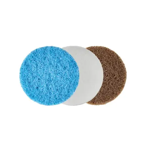 Cleaning Pad, Hook and Loop Attachment, For: Versa Cordless Power Cleaner Blue - pack of 3 Cleaning Pad, Hook and Loop Attachment, For: Versa Cordless Power Cleaner Blue - pack of 3