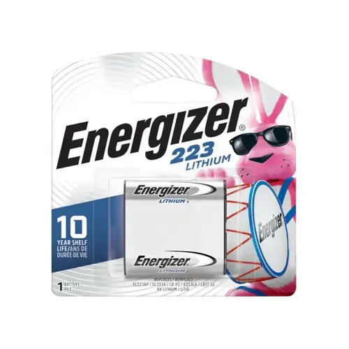 EL223 DLCR2BPK Battery, 3 V Battery, 800 mAh, CR2 Battery, Lithium, Manganese Dioxide EL223 DLCR2BPK Battery, 3 V Battery, 800 mAh, CR2 Battery, Lithium, Manganese Dioxide