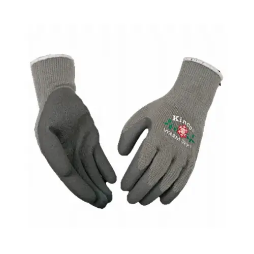 Protective Gloves, Women's, S, Knit Wrist Cuff, Acrylic, Gray Protective Gloves, Women's, S, Knit Wrist Cuff, Acrylic, Gray