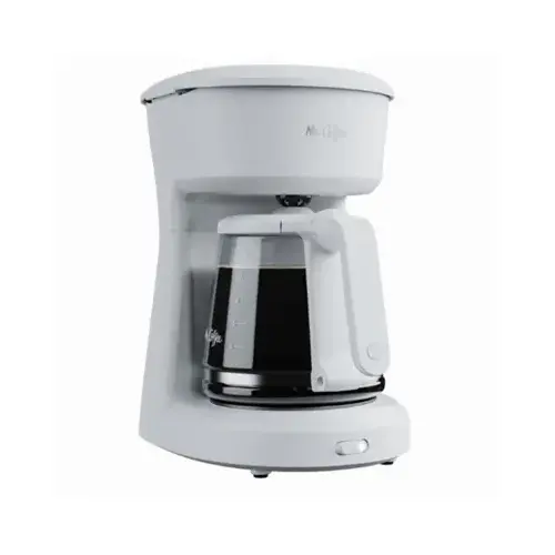 Coffee Maker, 12 Cups Capacity, 900 W, White