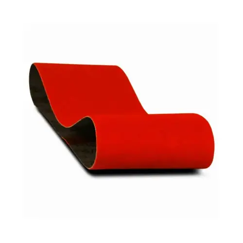 Sanding Belt, 3 in W, 21 in L, 120 Grit, Fine, Zirconium Abrasive Pair Red Sanding Belt, 3 in W, 21 in L, 120 Grit, Fine, Zirconium Abrasive Pair Red