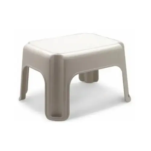 E Utility Step Stool, 9-1/4 in H, Bisque E Utility Step Stool, 9-1/4 in H, Bisque