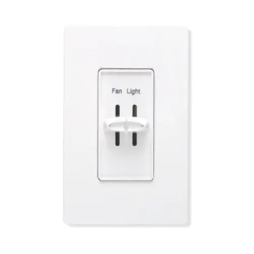 Skylark Incandescent White Single Pole Slide Dimmer Switch