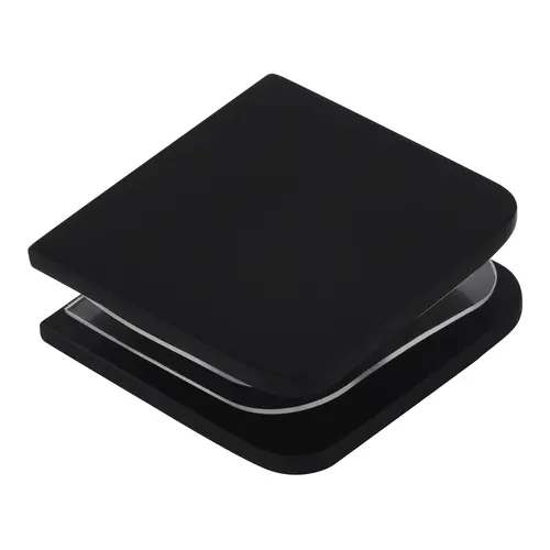 CRL Matte Black Traditional Style Fixed Panel U-Clamp CRL Matte Black Traditional Style Fixed Panel U-Clamp