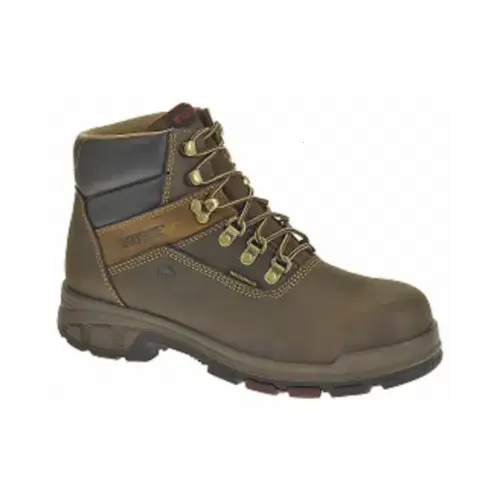 Cabor Waterproof Work Boots, Medium Width, Composite Toe, Brown Nubuck Leather, Men's Size 11 Cabor Waterproof Work Boots, Medium Width, Composite Toe, Brown Nubuck Leather, Men's Size 11