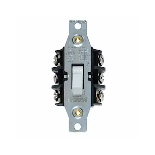 3 Phase AC Manual Motor Controller Switch, 30-Amps, White