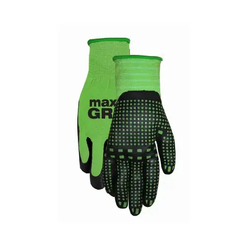 Max Grip Men's Small/Medium Nitrile Coated Glove Green