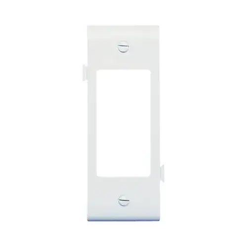White Decorator Opening Sectional Nylon Wall Plate White Decorator Opening Sectional Nylon Wall Plate