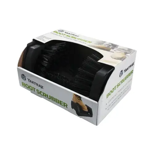 Boot Cleaner / Scrubber, Heavy-Duty Steel & Plastic, 6 x 9,25 x 5-In.