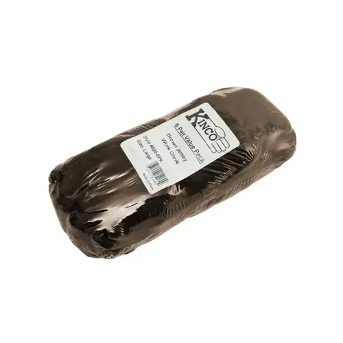 Poly/Cotton Jersey Gloves, Brown, Men's XL - pack of 6 Poly/Cotton Jersey Gloves, Brown, Men's XL - pack of 6