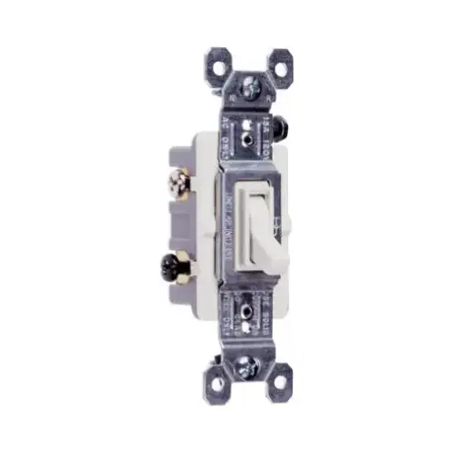 3-Way Toggle Switch, Ivory, 120-Volt, 15-Amp 3-Way Toggle Switch, Ivory, 120-Volt, 15-Amp