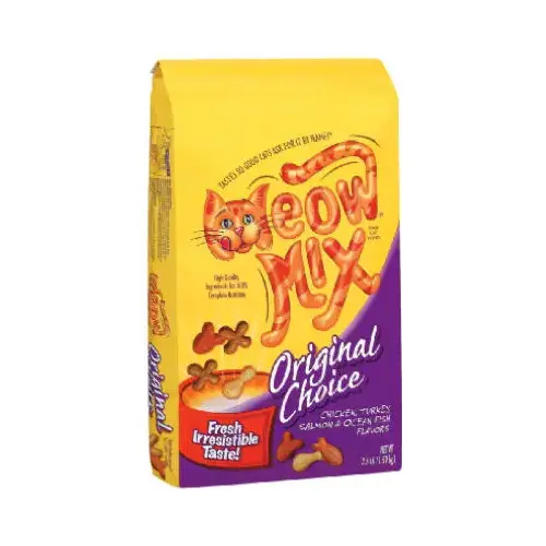 Meow Mix Dry Cat Food, Original, 3.5-Lbs. - pack of 4