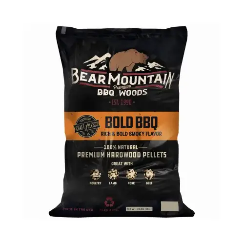 BBQ Hardwood Pellets, Bold Craft, 20-Lb. BBQ Hardwood Pellets, Bold Craft, 20-Lb.