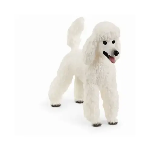 Poodle Toy Animal Figure, White, Ages 3 & Up - pack of 5 Poodle Toy Animal Figure, White, Ages 3 & Up - pack of 5