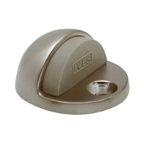1-In. Satin Nickel Floor Doorstop 1-In. Satin Nickel Floor Doorstop