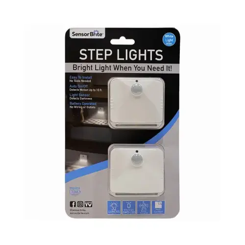 Sensor Brite Step Lights, Wireless Motion-Activated LED Lights, 2-Ct - pair Sensor Brite Step Lights, Wireless Motion-Activated LED Lights, 2-Ct - pair