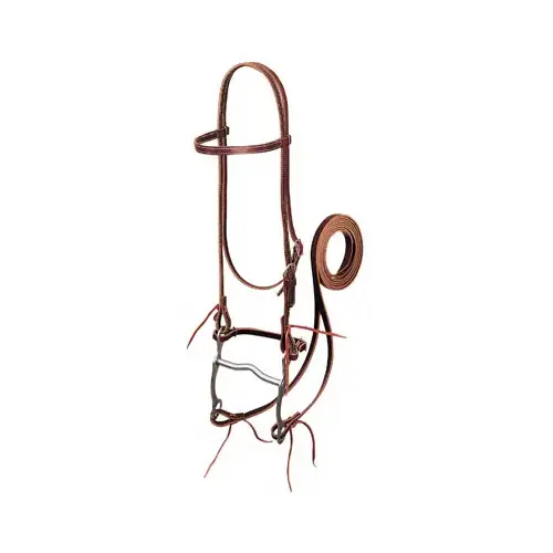 Horse Bridle, Burgundy Leather, 5/8 In. Horse Bridle, Burgundy Leather, 5/8 In.