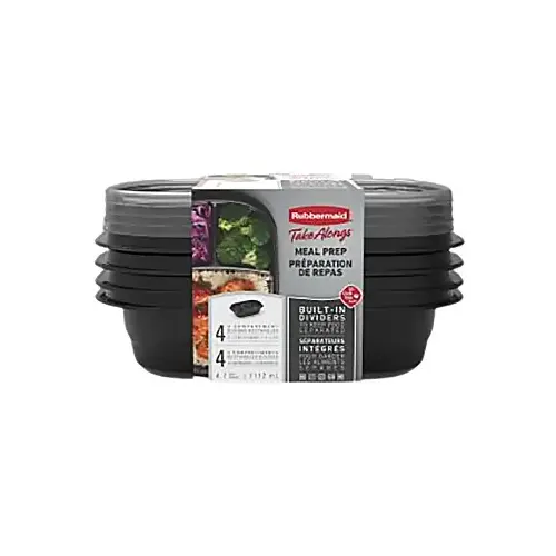 TakeAlongs Food Prep Containers, 4.7 Cup - pack of 4 TakeAlongs Food Prep Containers, 4.7 Cup - pack of 4