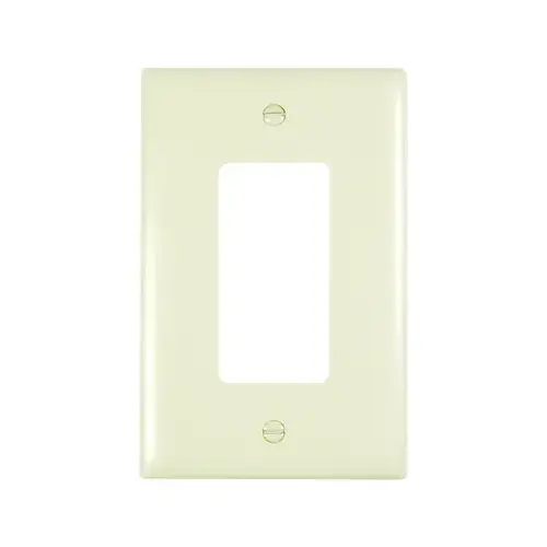Wall Plate, Junior Jumbo, 1-Gang Decorator, Light Almond Nylon Wall Plate, Junior Jumbo, 1-Gang Decorator, Light Almond Nylon