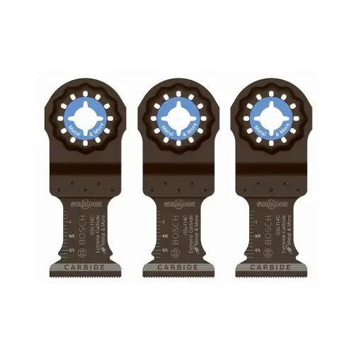 Starlock Plunge Cut Blade, Carbide, 1.25-In - pack of 3 Starlock Plunge Cut Blade, Carbide, 1.25-In - pack of 3