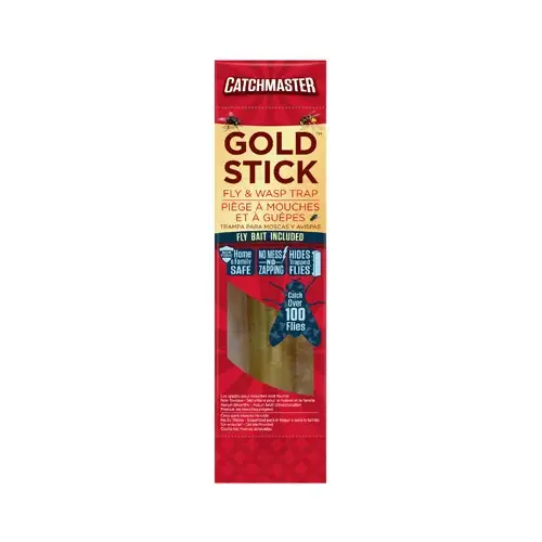 Gold Stick Fly Trap, 10-In.
