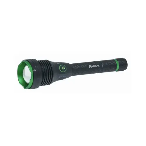 Kodiak Tactical Flashlight, Aircraft Grade Aluminum , 6000 Lumens, 3 Modes, Rechargeable