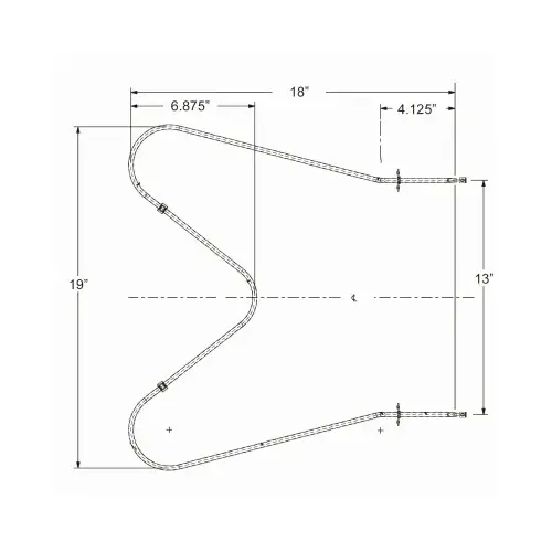 2400/1800W Replacement Oven Element 2400/1800W Replacement Oven Element