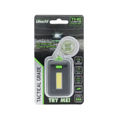 LED Cob Fob Key Chain Light, 120 Lumen LED Cob Fob Key Chain Light, 120 Lumen