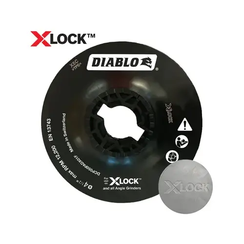 Diablo X-Lock BackUp Grinder/Sander Pad, 4-1/2-In. Diablo X-Lock BackUp Grinder/Sander Pad, 4-1/2-In.