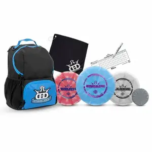 DYNAMIC DISTRIBUTION 7350068224935 Cadet Golf Discs Backpack Starter Set, Assorted colors