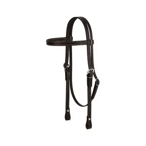 Horse Browband Headstall, Black Horse Browband Headstall, Black