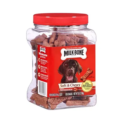 Dog Treats, Soft Beef & Filet Mignon, 22.5-oz.