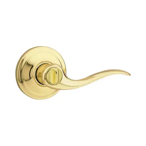 Signature Series Polished Brass Tustin Privacy Door Lever Signature Series Polished Brass Tustin Privacy Door Lever