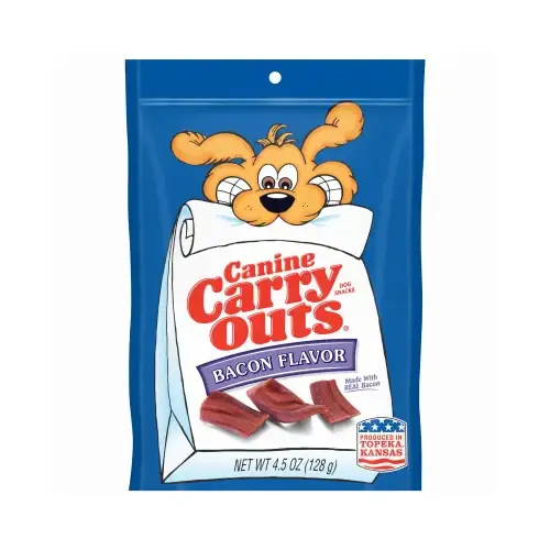 Dog Treats, Bacon Flavor, 4.5-oz.