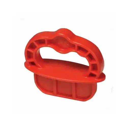 Deck Jig Spacer Rings, Red, 1/4-In - pack of 12