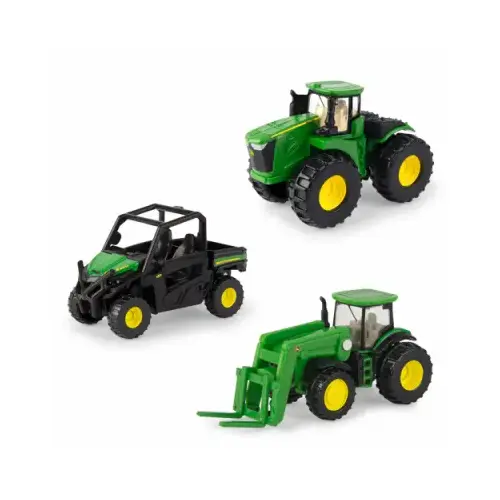 John Deere Ertl Iron Vehicles Display, 3 to 3.5 In. - pack of 6