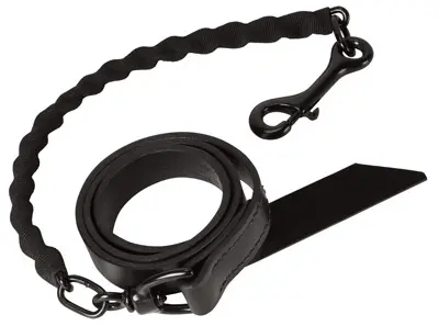 Weaver Leather Covered Chain Cattle Lead Black 80-1008-BK