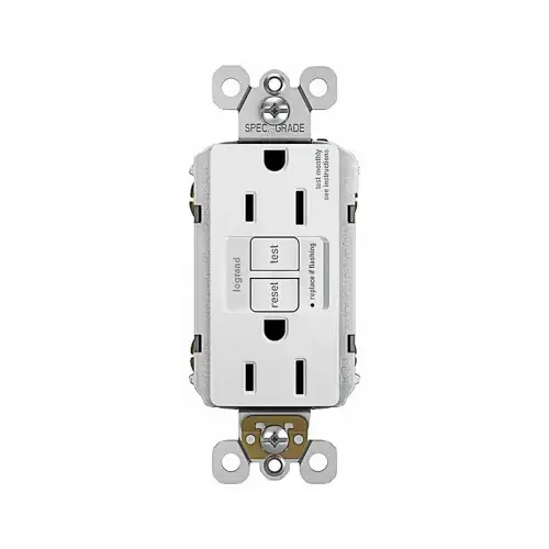 Radiant Self-Testing GFCI Outlets, White, 15-Amp - pack of 3 Radiant Self-Testing GFCI Outlets, White, 15-Amp - pack of 3