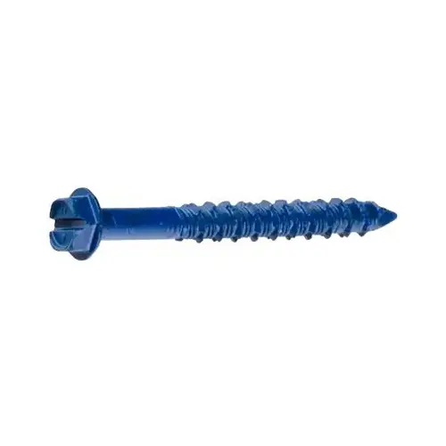 Masonry Screws, Hex Head, 1/4 x 2-1/4-In - pack of 8 Masonry Screws, Hex Head, 1/4 x 2-1/4-In - pack of 8