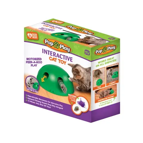 Pop N' Play Peek-A-Boo Cat Toy